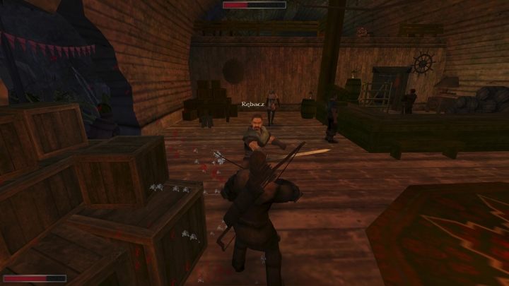 Rębacz posługuje się jednoręcznym orężem - Kroniki Myrtany: Sakiewka Larryego - solucja, opis przejścia - Kroniki Myrtany - poradnik do gry