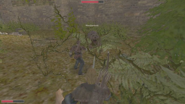 Jest to silny przeciwnik, najlepiej podbiegać do niego, atakować, odciągając go od Allana i wycofywać się ponownie - Kroniki Myrtany: Polowanie z Allanem - solucja, opis przejścia - Kroniki Myrtany - poradnik do gry