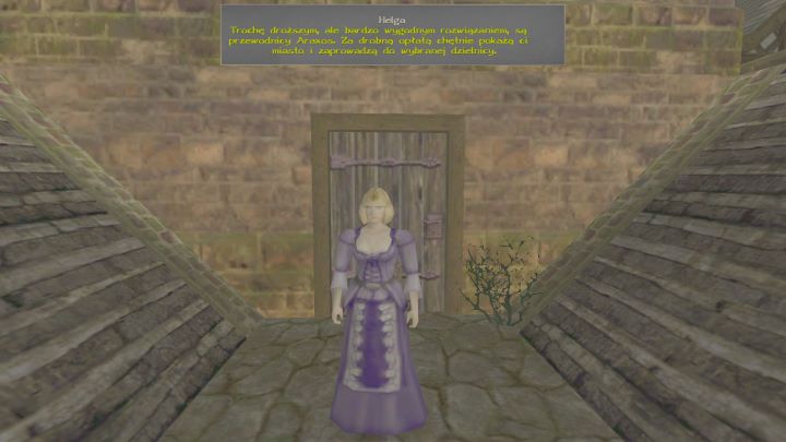 Z kobietą warto porozmawiać na wszystkie tematy, co sprawi, że rozpoczniecie kolejne zadanie - Kroniki Myrtany: Jak igła w stogu siana - solucja, opis przejścia - Kroniki Myrtany - poradnik do gry