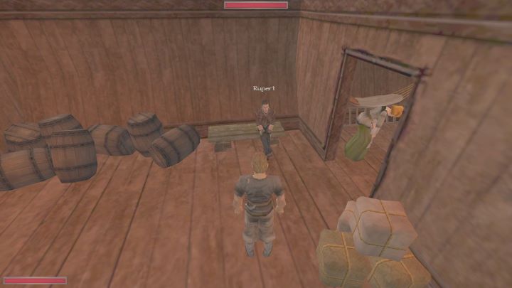 Po rozmowie Rupert poprosi Was o kawałek mięsa - Kroniki Myrtany: Pod pokładem - solucja, opis przejścia - Kroniki Myrtany - poradnik do gry