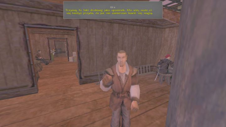 Mężczyzna ma rozterki natury filozoficznej - Kroniki Myrtany: Pod pokładem - solucja, opis przejścia - Kroniki Myrtany - poradnik do gry