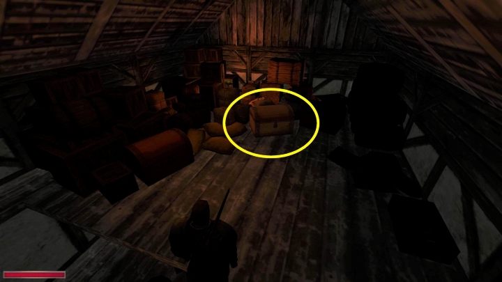 Wróćcie do Oktawa, mężczyzna poda Wam kolejny cel - wysoki budynek naprzeciwko lombardu Czas zapłaty (ikona pucharu na mapie) - Kroniki Myrtany: Uciszyć Krzykacza - Kroniki Myrtany - poradnik do gry