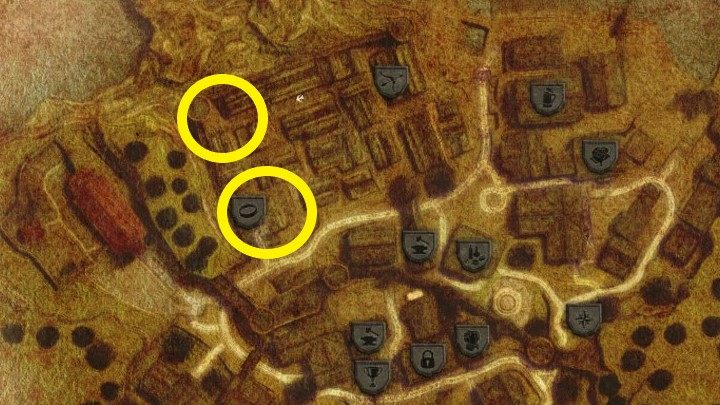 Krzykacza w Slumsach znajdziecie koło sklepu Złote wrota (ikona pierścienia) - Kroniki Myrtany: Uciszyć Krzykacza - Kroniki Myrtany - poradnik do gry