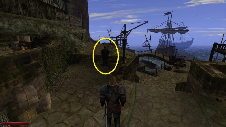 Ostatni mówca jest w Porcie, koło dźwigu i karczmy Helgi - Kroniki Myrtany: Uciszyć Krzykacza - Kroniki Myrtany - poradnik do gry