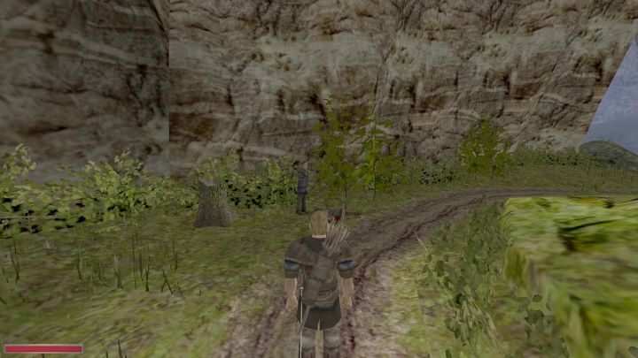 Feller, gdyż tak nazywa się ten człowiek, opowie Wam historię o tym, jak go napadnięto i poprosi, abyście się udali razem z nim na poszukiwanie drugiego bandyty - Kroniki Myrtany: Zaginione składniki Bodowyna - solucja, opis przejścia - Kroniki Myrtany - poradnik do gry