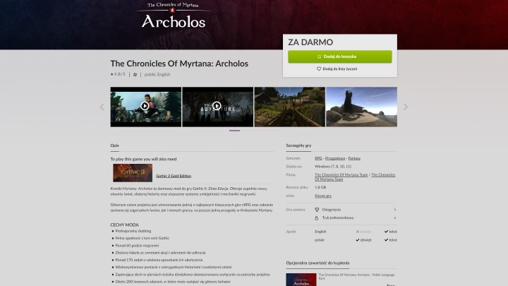 Jest również trzecia metoda instalacji, zalecana jedynie dla posiadaczy kopii fizycznych gry Gothic 2: Noc Kruka - Kroniki Myrtany: Mod - jak zainstalować? - Kroniki Myrtany - poradnik do gry