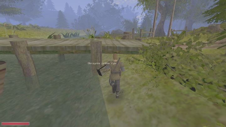 Natomiast jeżeli wskoczycie na łódź, to znajdziecie tam butelkę wina - jest ukryta za masztem - Kroniki Myrtany: Odnaleźć Rolfa - solucja, opis przejścia - Kroniki Myrtany - poradnik do gry