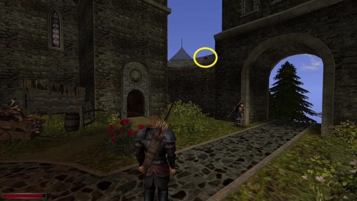 Jest to jedyna rzecz, do której ściągnięcia musicie użyć zaklęcia Telekinezy - Kroniki Myrtany: Sokoli Wzrok - Kroniki Myrtany - poradnik do gry