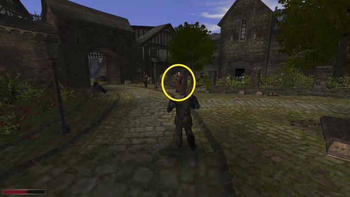 Jeżeli wykonaliście zadanie Wola nieba, to w 3 rozdziale w okolicach kościoła Innosa w Acholos zaczepi Was Trimegisto - Kroniki Myrtany: Gdzie słów dużo - solucja, opis przejścia - Kroniki Myrtany - poradnik do gry