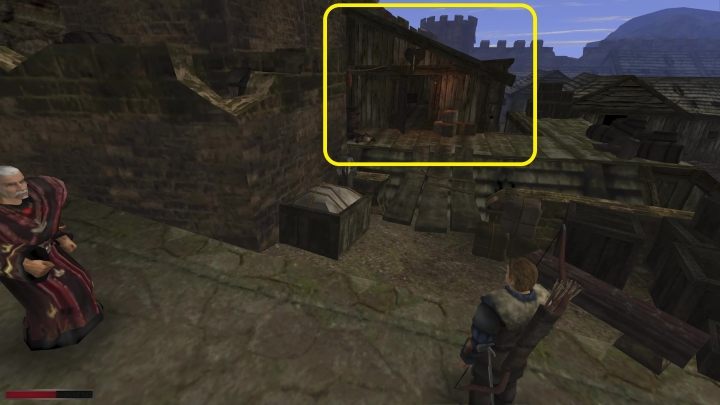 Mężczyzna będzie chciał porozmawiać o tym co się stało - Kroniki Myrtany: Gdzie słów dużo - solucja, opis przejścia - Kroniki Myrtany - poradnik do gry