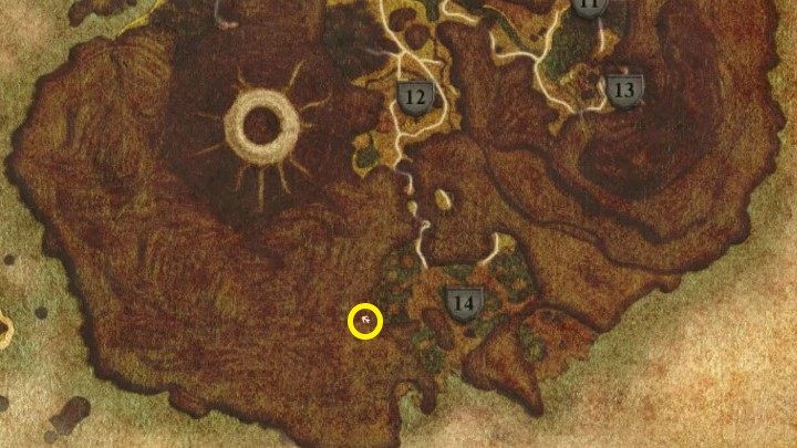 W jednej z jaskiń na bagnie znajduje się Javad (lokacja zaznaczona powyżej) - Kroniki Myrtany: Starzy znajomi - solucja, opis przejścia - Kroniki Myrtany - poradnik do gry