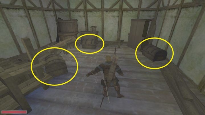 Weźcie również narzędzia, które znajdują się przy drzwiach - Kroniki Myrtany: Praca dla cieśli - solucja, opis przejścia - Kroniki Myrtany - poradnik do gry