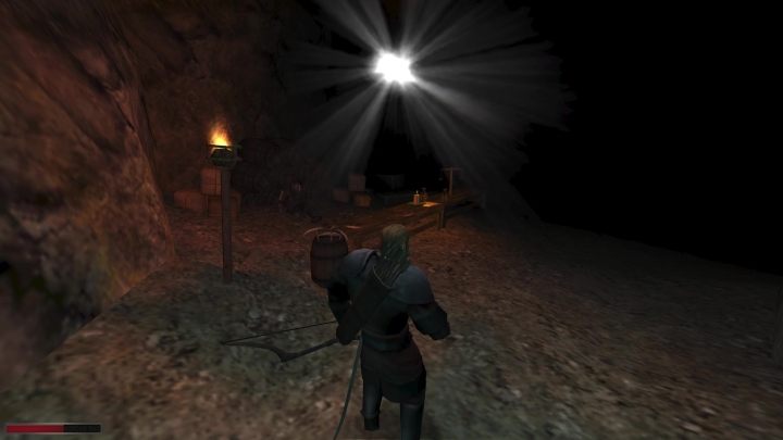 Wróćcie się na główną ścieżkę chodnika - Kroniki Myrtany: Podróż do wnętrza kopalni - solucja, opis przejścia - Kroniki Myrtany - poradnik do gry