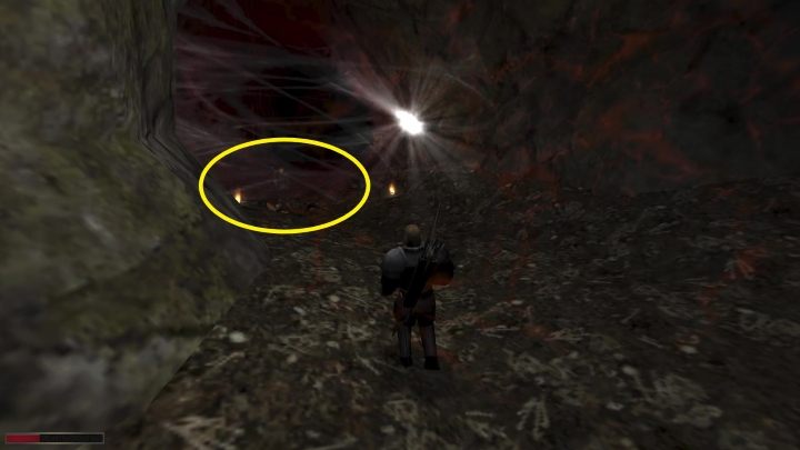 W zależności od tego jak szybko schodziliście do Jona, to mężczyzna może być sam lub w obstawie towarzyszy - Kroniki Myrtany: Podróż do wnętrza kopalni - solucja, opis przejścia - Kroniki Myrtany - poradnik do gry