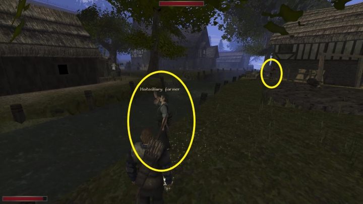 Jeżeli w 3 rozdziale zaglądniecie do wioski Silbach, to nad rzeką będziecie mogli spotkać hałaśliwego farmera - Kroniki Myrtany: Farmerzy - lista wszystkich - Kroniki Myrtany - poradnik do gry