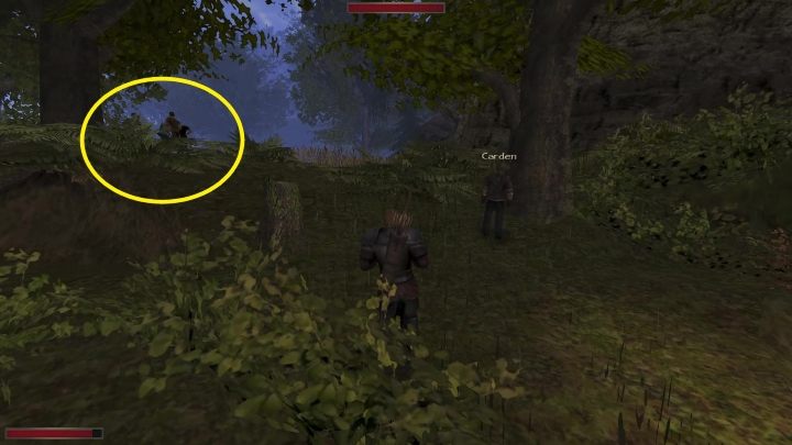 Idąc od strony miasta Archolos, przy wschodniej bramie, zaraz za myśliwym Cardenem, zostanie napadnięta farmerka - Kroniki Myrtany: Farmerzy - lista wszystkich - Kroniki Myrtany - poradnik do gry