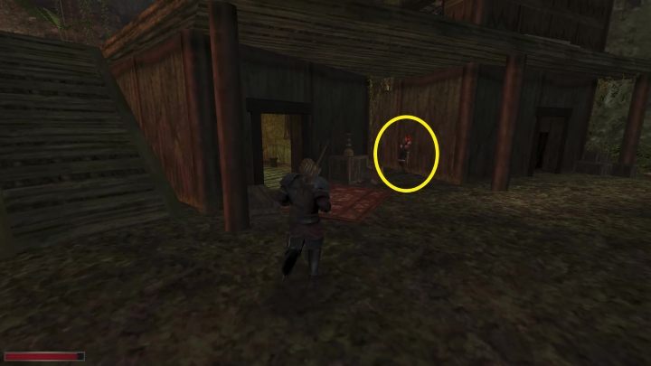 Podejrzaną handlarkę możecie spotkać pod domem Corteza w 4 rozdziale - Kroniki Myrtany: Spotkania (Przystań łotrów) - lista wszystkich - Kroniki Myrtany - poradnik do gry