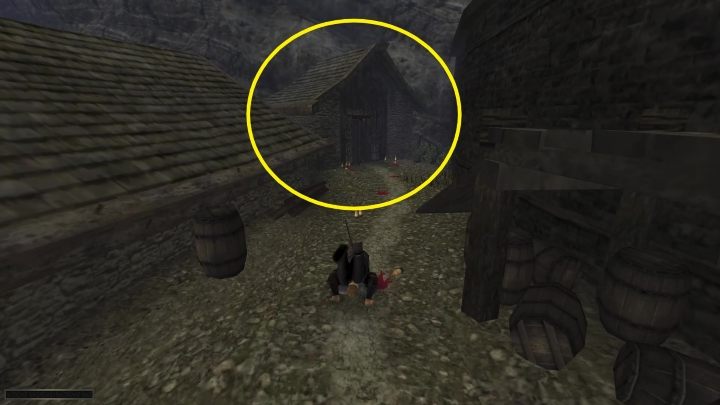 Legrifa znajdziecie w piwnicy obok domu Aretha (drzwi otworzycie wytrychem) - Kroniki Myrtany: Po nitce do kłębka - solucja, opis przejścia - Kroniki Myrtany - poradnik do gry