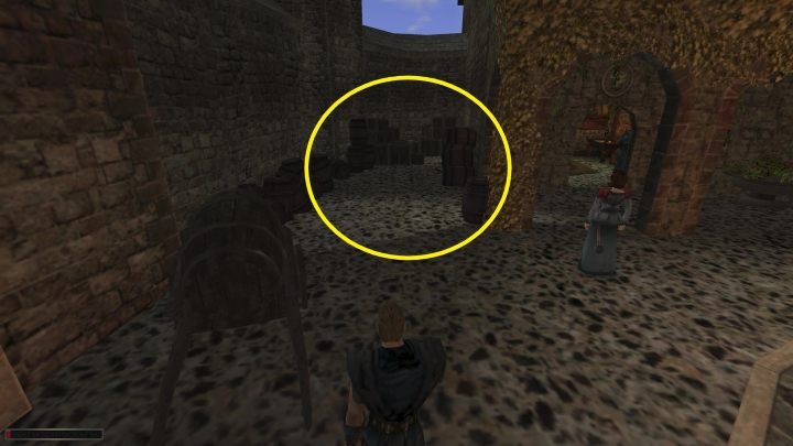 Po rozmowie z Aną udajcie się do bocznej uliczki - Kroniki Myrtany: Z deszczu pod rynnę - solucja, opis przejścia - Kroniki Myrtany - poradnik do gry