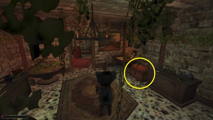 Przepis znajduje się w skrzyni w 1 pomieszczeniu - Kroniki Myrtany: Z deszczu pod rynnę - solucja, opis przejścia - Kroniki Myrtany - poradnik do gry