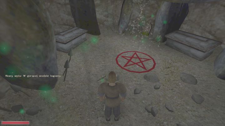 Druga ścieżka zaprowadzi Was do jaskini z dwoma goblinami - Kroniki Myrtany: W gorącej wodzie kąpany - solucja, opis przejścia - Kroniki Myrtany - poradnik do gry