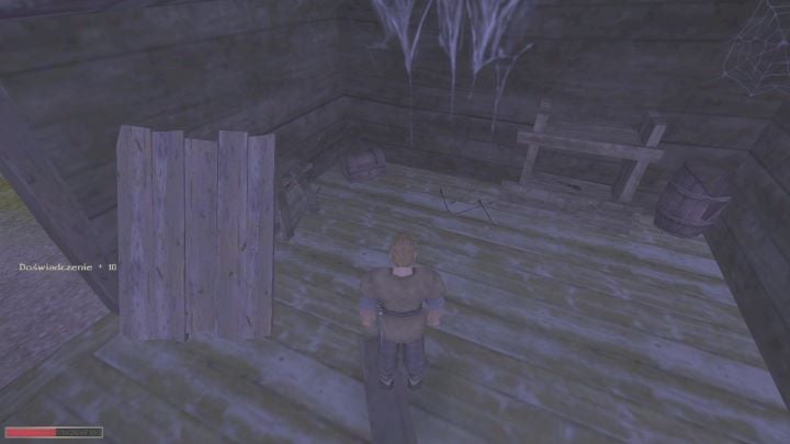 Po przeszukaniu chatki ruszycie w dalszą drogę, aż napotykacie na rzecznych krwiopijców - Kroniki Myrtany: W gorącej wodzie kąpany - solucja, opis przejścia - Kroniki Myrtany - poradnik do gry