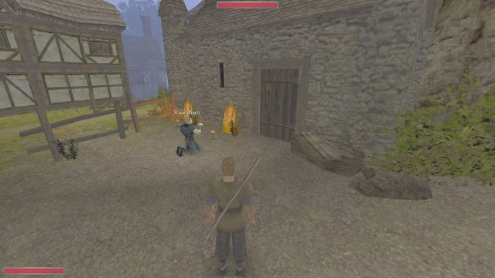 Zaprowadzi Was do kapliczki tuż za miastem, wokoło znajduje się wszystko, czego potrzebujecie - Kroniki Myrtany: Spotkanie po latach - solucja, opis przejścia - Kroniki Myrtany - poradnik do gry