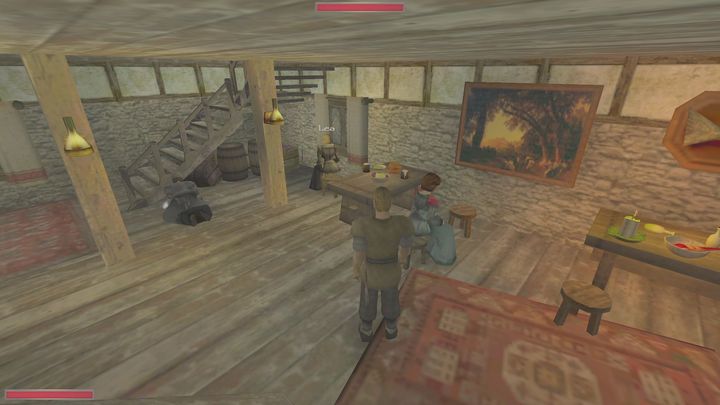 Lea zgodzi się Wam pomóc, jeżeli rozwiążecie jej problem z Rikiem - Kroniki Myrtany: Braterska pomoc - solucja, opis przejścia - Kroniki Myrtany - poradnik do gry