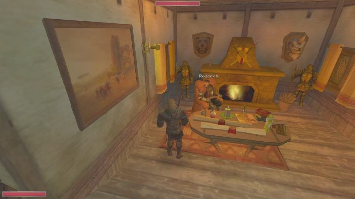 Mężczyzna da Wam serię zadań mających sprawdzić Waszą przydatność - Kroniki Myrtany: Przyjęcie do straży miejskiej - Kroniki Myrtany - poradnik do gry