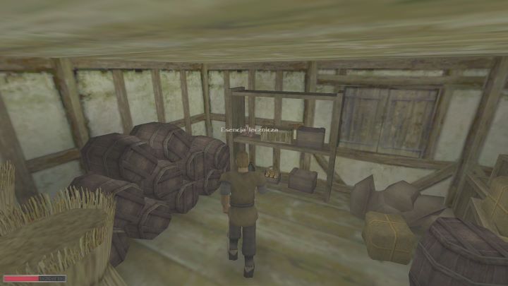 Mikstury, których szukacie, znajdują się na piętrze magazynu, w pomieszczeniu po lewej - Kroniki Myrtany: Nikt nie zostaje z tyłu - solucja, opis przejścia - Kroniki Myrtany - poradnik do gry