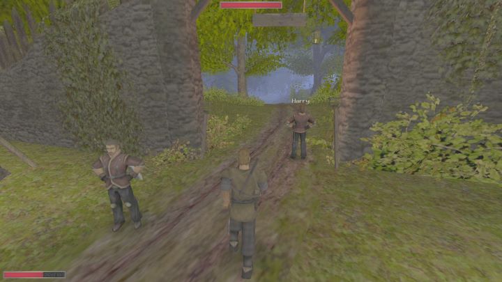 Przekonując dowolnych dwóch strażników wykonacie cel misji i powinniście zameldować o tym Ezekielowi - Kroniki Myrtany: Ukochana córka - solucja, opis przejścia - Kroniki Myrtany - poradnik do gry