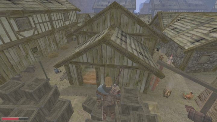 Widok na dom z góry. - Kroniki Myrtany: Honor robotnika - solucja, opis przejścia - Kroniki Myrtany - poradnik do gry