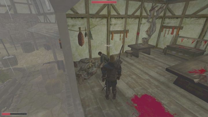 Mężczyzna poprosi Was o przyniesienie mu mięsa - Kroniki Myrtany: Praca dla rzeźnika - solucja, opis przejścia - Kroniki Myrtany - poradnik do gry