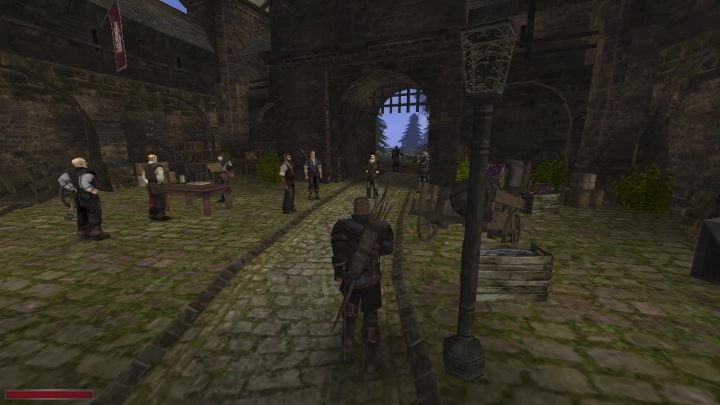 Koło wskazanego wejścia do miasta będzie czekać już na Was grupa ludzi - Kroniki Myrtany: Nowy na Archolos - solucja, opis przejścia - Kroniki Myrtany - poradnik do gry