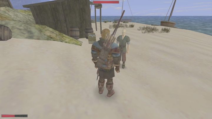 Spotkacie tam rybaka Svena - jest to nieprzyjemny typ, który Was zaczepi - Kroniki Myrtany: Morskie opowieści - solucja, opis przejścia - Kroniki Myrtany - poradnik do gry