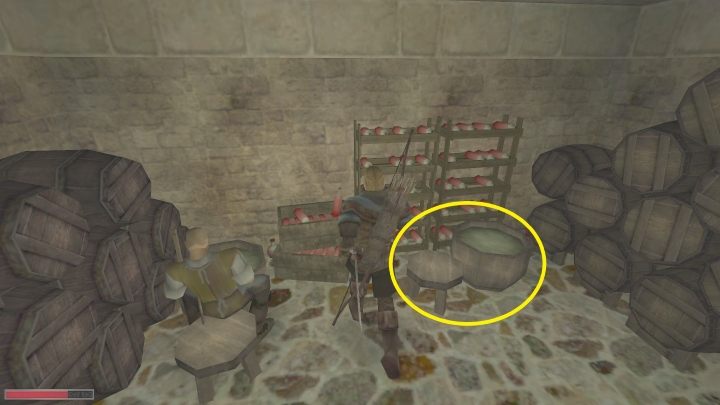 Teraz odłóżcie 8 butelek dojrzewającego wina na półki i nazwijcie nowy trunek (jeżeli chcecie) - Kroniki Myrtany: Skarby Archolos - solucja, opis przejścia - Kroniki Myrtany - poradnik do gry