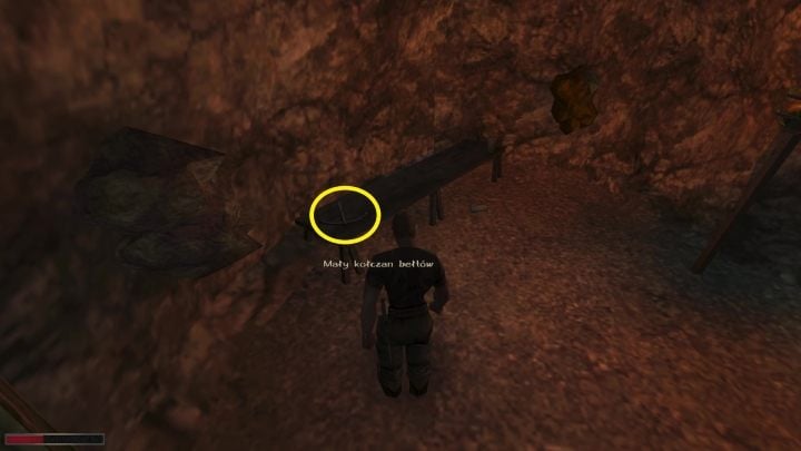 Po opłaceniu strażnika pójdźcie lewym tunelem - Kroniki Myrtany: Złoty Interes / Kopalnia Araxos - solucja, opis przejścia - Kroniki Myrtany - poradnik do gry