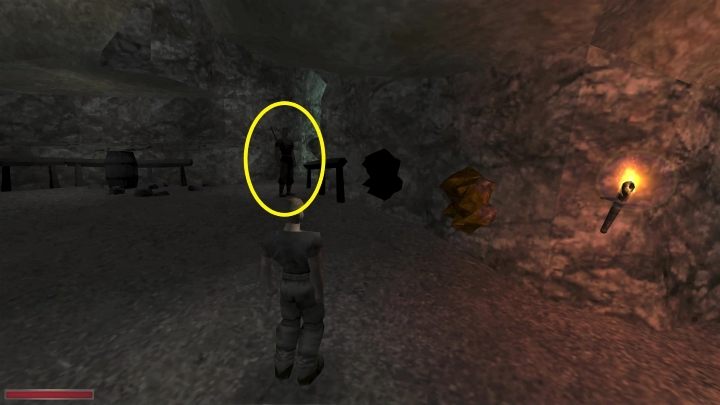 Teraz zacznijcie wydobywać rudę złota, przy której stał mężczyzna - Kroniki Myrtany: Złoty Interes / Kopalnia Araxos - solucja, opis przejścia - Kroniki Myrtany - poradnik do gry