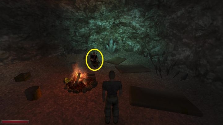 W pierwszej jaskini po prawej stronie znajduje się Loafs - Kroniki Myrtany: Złoty Interes / Kopalnia Araxos - solucja, opis przejścia - Kroniki Myrtany - poradnik do gry