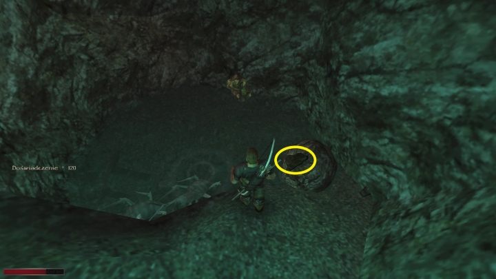 Mech znajduje się na kamieniu - Kroniki Myrtany: Złoty Interes / Kopalnia Araxos - solucja, opis przejścia - Kroniki Myrtany - poradnik do gry