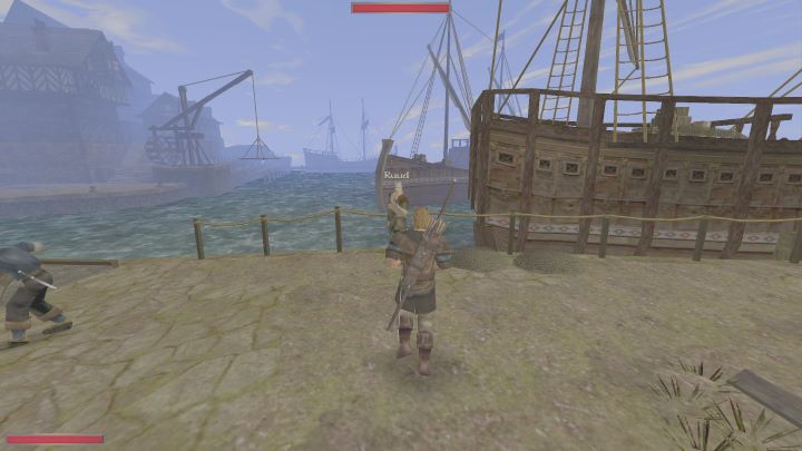 Gabinet cyrulika znajduje się niedaleko placu targowego, pod pracownią Mateya (poznacie ją po kolejkach na schodach) - Kroniki Myrtany: Naturalne metody - solucja, opis przejścia - Kroniki Myrtany - poradnik do gry