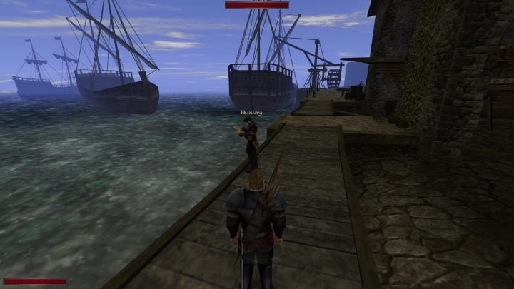 Gwardzistę spotkacie przed stocznią - Kroniki Myrtany: Statek w porcie jest bezpieczny - Kroniki Myrtany - poradnik do gry