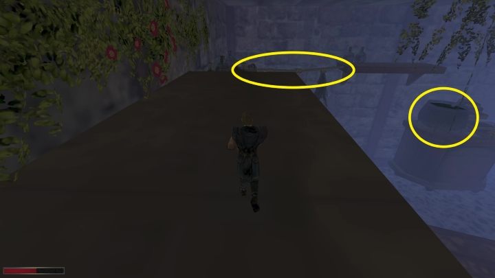 Przejdźcie ostrożnie przez sznur, a następnie wskoczcie do garnka z wodą - Kroniki Myrtany: Najwięksi będą najmniejszymi - solucja, opis przejścia - Kroniki Myrtany - poradnik do gry