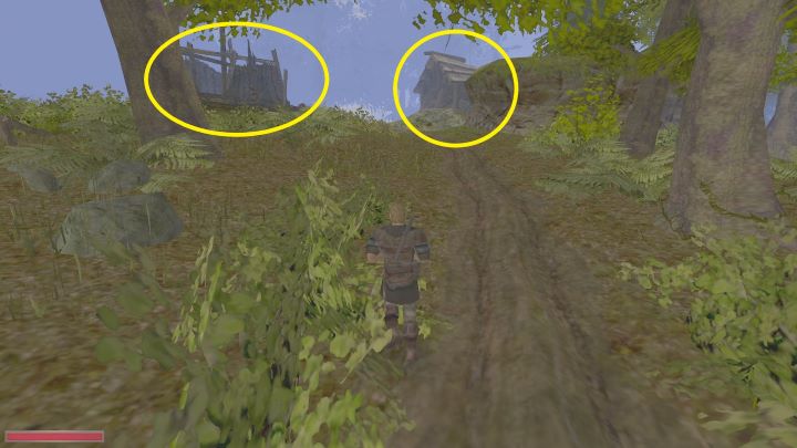 Po zgliszczach poznacie, że jesteście na miejscu. - Kroniki Myrtany: Oczyścić brzeg - solucja, opis przejścia - Kroniki Myrtany - poradnik do gry