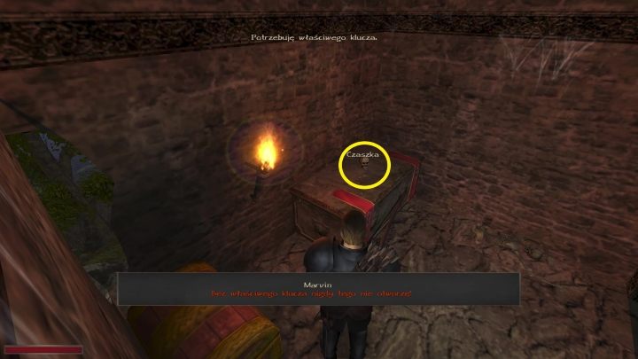 W tym miejscu SI naszego towarzysza nieco się gubi i nie potrafi wspiąć się po schodach - Kroniki Myrtany: Nie zaznasz spokoju - solucja, opis przejścia - Kroniki Myrtany - poradnik do gry