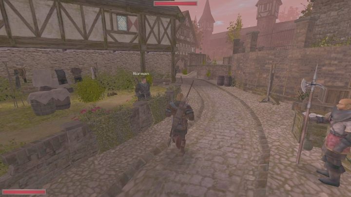 Porozmawiajcie z nim - dowiecie się, że powinniście ten temat poruszyć z Bradlockiem - Kroniki Myrtany: Pod zastaw - solucja, opis przejścia - Kroniki Myrtany - poradnik do gry