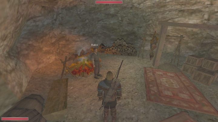 Mężczyzna jest osobą, która potrafi naprawić sieć, ale się śpieszy na połów - są dwa wyjścia z sytuacji - Kroniki Myrtany: Ta ryba nie śmierdzi - solucja, opis przejścia - Kroniki Myrtany - poradnik do gry