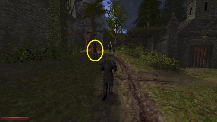 Po rozmowie z nim zagada do Was Ivy - Kroniki Myrtany: Srebrna podszewka - solucja, opis przejścia - Kroniki Myrtany - poradnik do gry