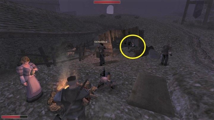 Pójdźcie porozmawiać z przywódcą uchodźców Fabio i spróbujcie przekonać go do podjęcia pracy i założenia uprawy - Kroniki Myrtany: Im się należy - solucja, opis przejścia - Kroniki Myrtany - poradnik do gry