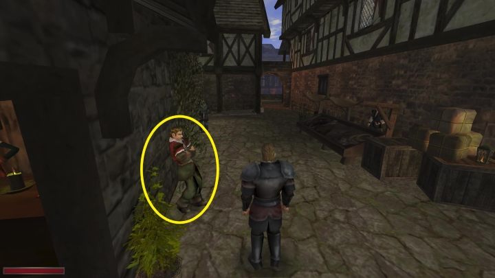 Domyślnie należy mu przynieść jakąś potrawę i piwo - Kroniki Myrtany: Nieszczęśliwy mąż - solucja, opis przejścia - Kroniki Myrtany - poradnik do gry